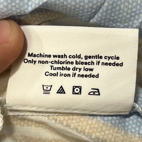 SummerSalt Womens Dress 2XL Organic Cotton Bow Stripe Midi Smock Summer Fair - Picture 12 of 13